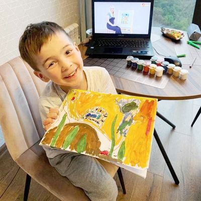 обучение рисованию детей онлайн